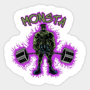 Monsta Franky Sticker